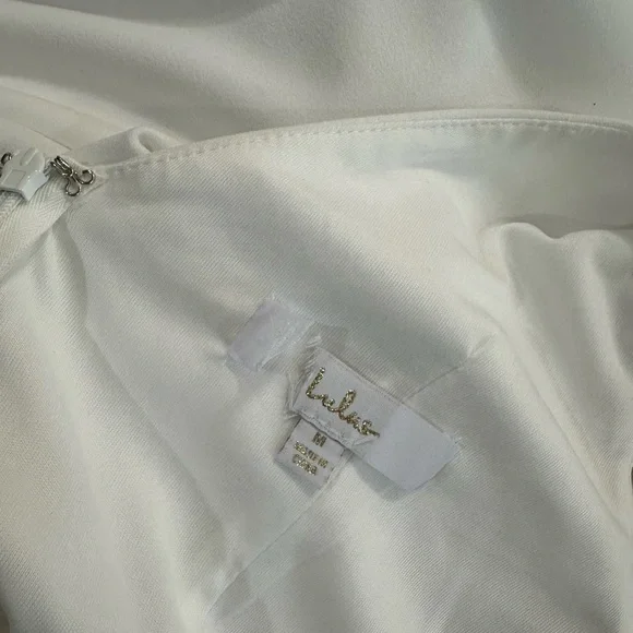 Lulus White One-Shoulder Mermaid Maxi Dress Wedding Formal Gown Prom Homecoming - Picture 7 of 9